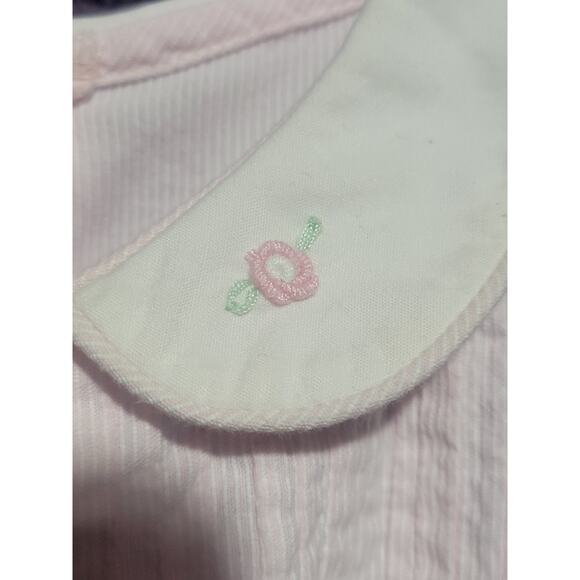 Koala Baby/Kids Pink and White Striped Easter Dress Size 6-9 M - Picture 2 of 10